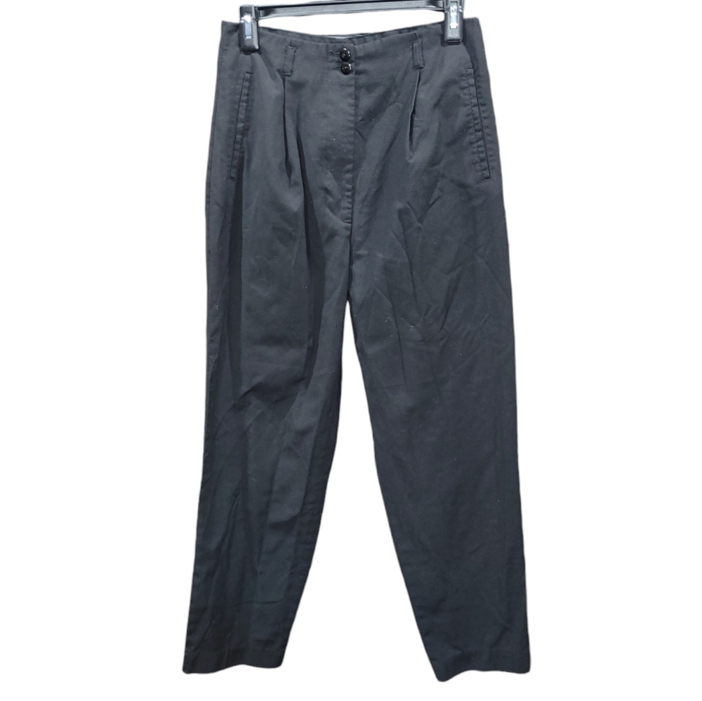 She Said black tapered dress pants